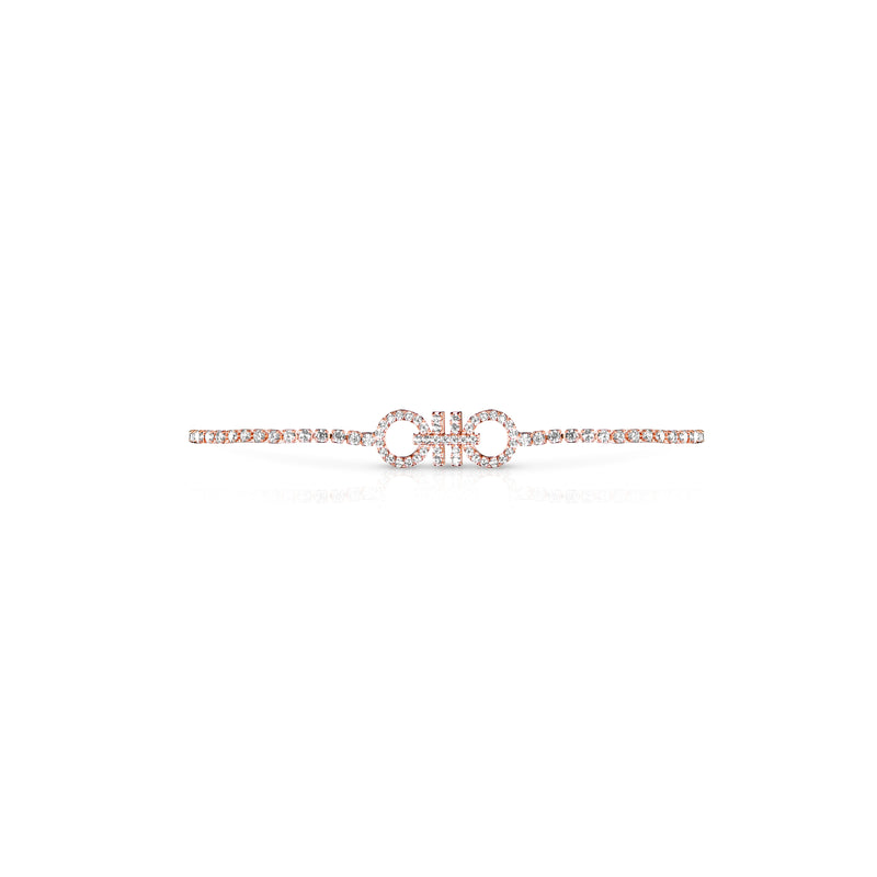 Rosegold Dual Bolo Brass Bracelet