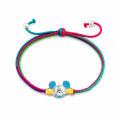 Blue Mickey Mouse 925 Sterling Silver Kids Rakhi for Toddler, Kids & Teen Brother